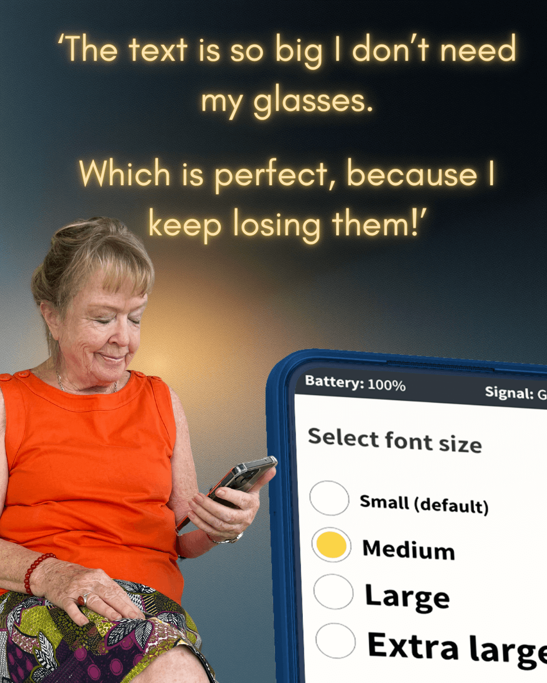 Mum and glasses – Vicki Lines-Gibbs