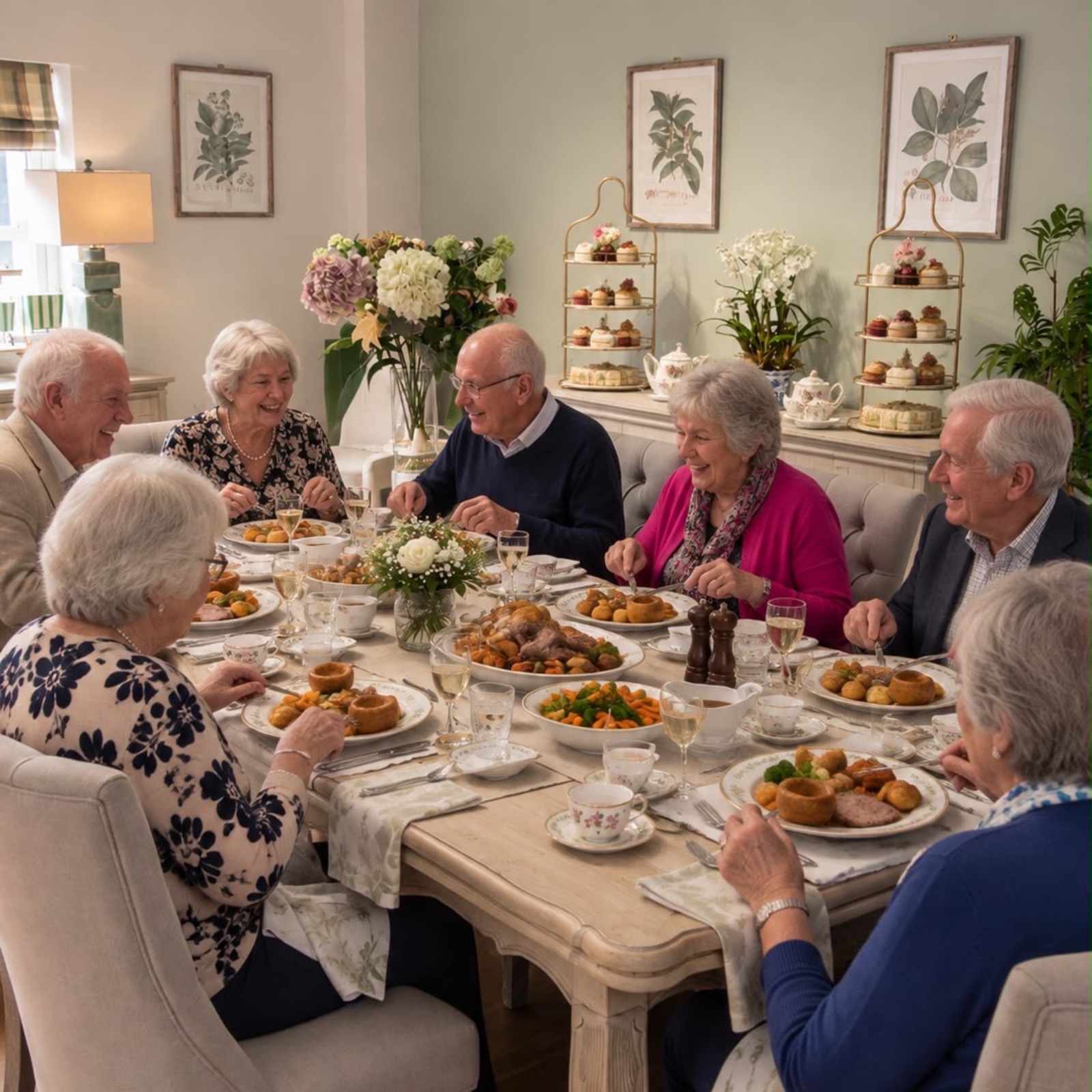 The Alderley Clubhouse Ads & Docs – Members enjoying lunch