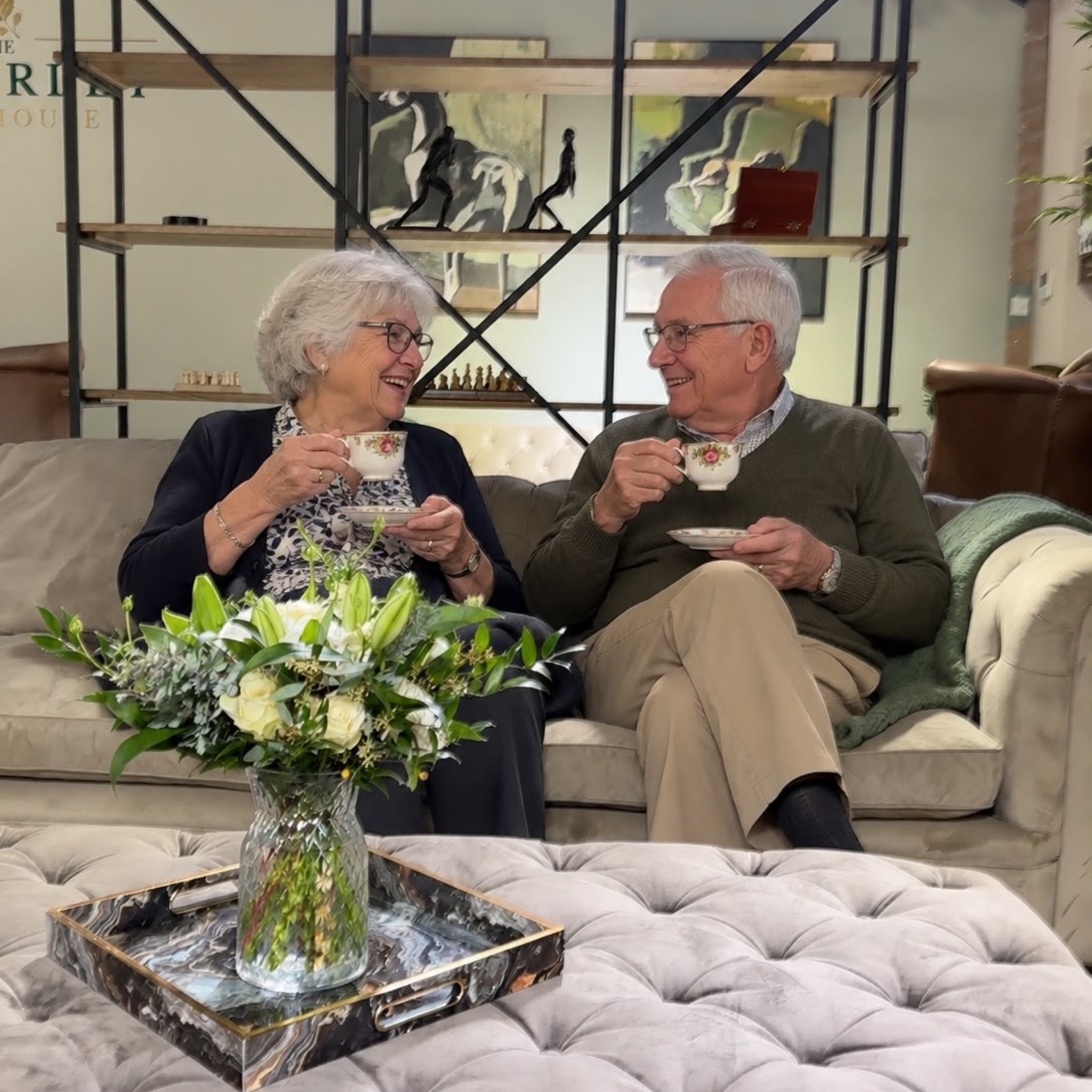 The Alderley Clubhouse Ads & Docs – Members enjoying tea